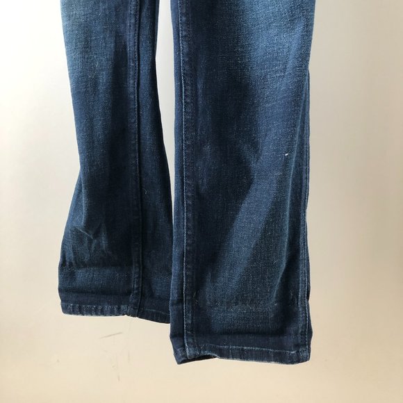 American Eagle Slim Fit Dark Denim Overalls - Picture 4 of 10